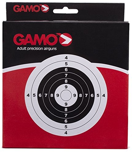 100Stk Softair Zielscheiben Gamo-14cmx14cm, 10er Ringeinheiten