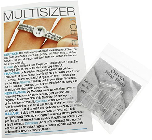 Multisizers - Messen Sie Ihre Ringgröße selbst! - Armband - Gummi - Perle - Minimal - Unisex - Cuff