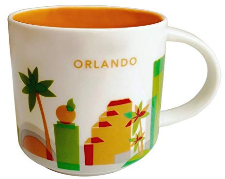 Starbucks Orlando City Ceramic Coffee Mug You are here series cup
