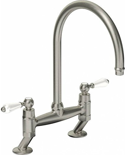 Abode LUDLOW Bridge Tap - BRUSHED NICKEL - AT1217
