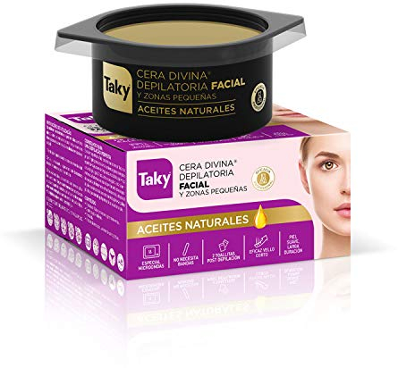 Taky Expert Crema Divina Cera Facial Depilatoria - 100 gr, Negro, para Todas las pieles