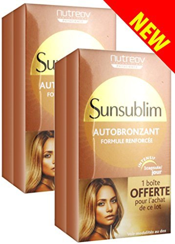 Nutreov Sunsublim Autobronzant Formule Renforcée Lot de 4 x 28 Capsules