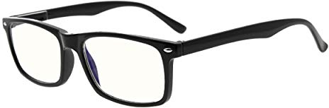 Eyekepper Leser UV Schutz,Anti Blendung Brille,Anti Blau Strahlen,Frühling Scharniere Computer Lesebrille schwarz +1.5
