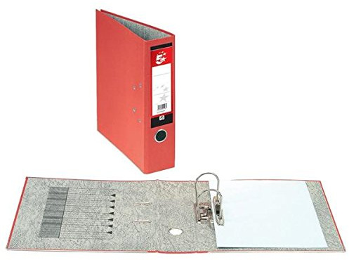 5 Star Lever Arch File 70mm Spine A4 Red [Pack of 10]