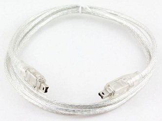 AAA PRODUCTS | Firewire Cable for Canon MiniDV Camcorder - Replacment for CV-150F / CV-150 / CV150 / CV150F - 4 to 4 Pin DV/Firewire/i.LINK Lead (For PC & Mac)