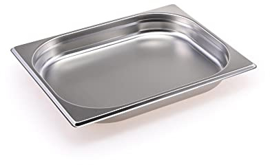 TeknoStahl GN Behälter Gastronorm 1/2 Edelstahl (40 Millimeter)