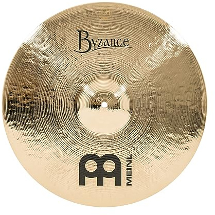 Meinl Cymbals B18MTC-B Byzance 18-Inch Brilliant Medium Thin Crash Cymbal (VIDEO),metallic