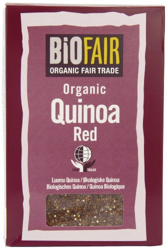 BioFAIR Organic Fair Trade Red Quinoa Grain 500g (Pack of 2)