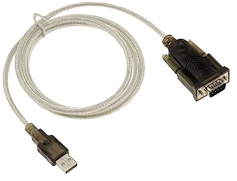 KALEA-INFORMATIQUE Cavo convertitore da USB a COM seriale RS-232 DB9. Lunghezza 1,8 M e chipset Prolific PL2303TA RS232