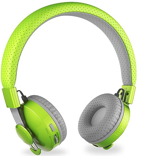 LilGadgets Untangled Pro Children's Wireless Bluetooth Headphones With Shareport Green