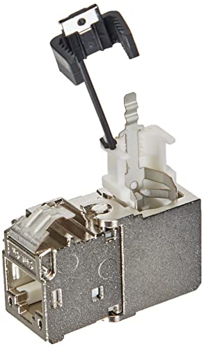 Prise réseau encastré insert CAT 6a 1 port Metz Connect 130B12D11200-E
