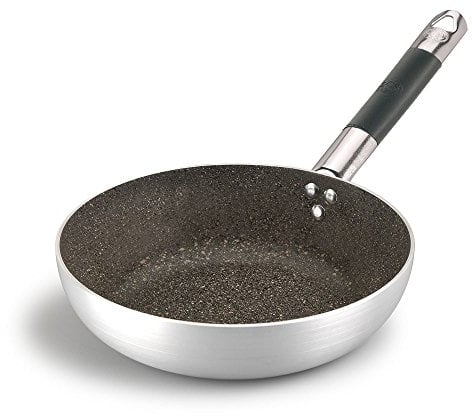 Pentole Agnelli Infinity Padella Svasata Alta, Acciaio Inossidabile, Argento, Antiaderente, 40 cm