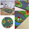 MDEKOR Spielteppich für Kinderzimmer Kinderteppich Straßenteppich 140x200 cm Autostraße für Jungs Mädchen | Große Spielteppiche für Kleinkinder | Kinderspielteppich Straßenverkehr Auto