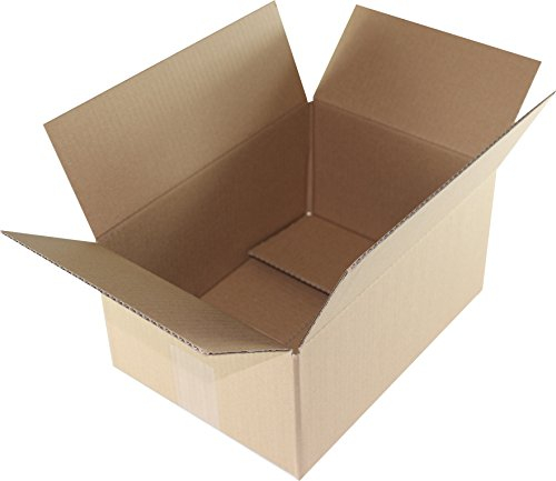 25 St. Faltkarton 300x215x140 mm DIN A4 Format 1-wellig Versandkarton FEFCO 0201