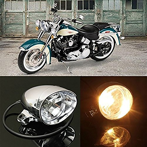 KATUR 12 V Motorrad-Nebelscheinwerfer, rund, gelbes Licht