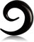 Treuheld Dehner - Schnecke - Stahl - Schwarz 8 mm
