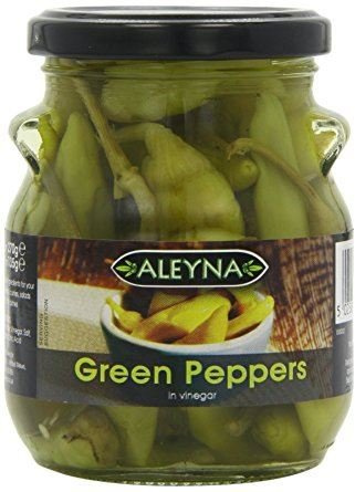 Aleyna - Green Peppers in Vinegar - 275g (Pack of 2)