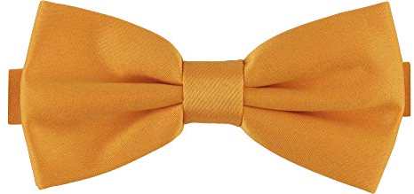 Ladeheid Herren Schmale Fliege M (12cm x 6cm), Gold, 12cm x 6cm