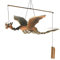 ART-CRAFT WSDR001 Windspiel Mobile Outdoor Indoor Drachen XL aus Kokos und Bambus LxBxH 60x40x40cm