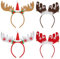 FRCOLOR Christmas Headbands Weihnachten Rentier Stirnbänder Haarbänder Haarband Weihnachten Hüte Party Favors für Erwachsene und Kinder, 4PCs