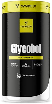 YAMAMOTO Nutrition, GlycoBol 500 gr, Integratore Alimentare per Sportivi, Bevanda Intraworkout per Crescita Muscolare Fonte di Carboidrati, Gusto Limone