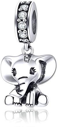 Breloque chat en argent sterling 925 pour bracelet à breloques Pandora, Argent sterling Argent
