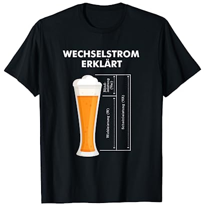 Elektrotechnik & Ingenieur Sprüche - Wechselstrom erklärt - Elektrotechnik T-Shirt - Herren - Schwarz - S
