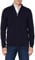 Herren Selected Basic Strickjacke | Einfarbiger Baumwolle Cardigan | SLHBERG Zip Longsleeve Sweatshirt, Farben:Navy, Größe Pullover:S
