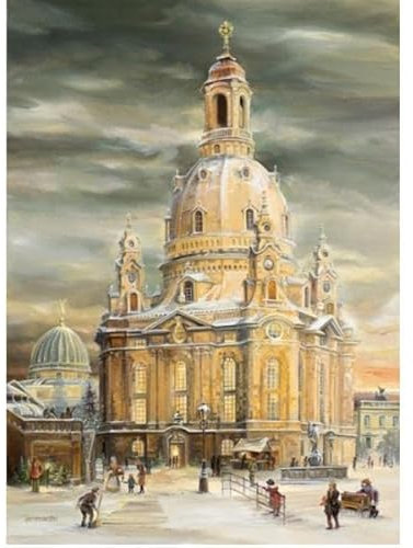 Olewinski & Tochter 2913 - Weihnachtspostkarte Dresden Frauenkirche neu