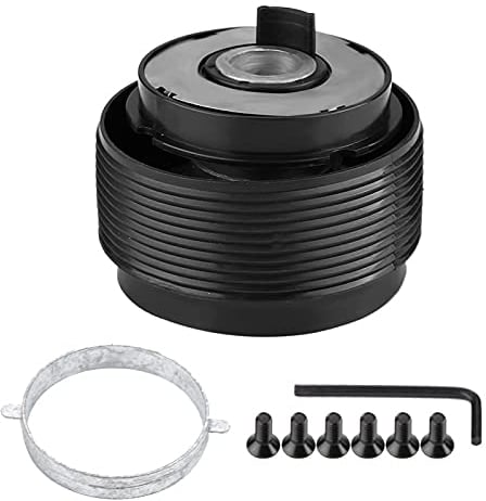 Adattatore Mozzo Volante, Kit Di Rilascio Rapido In Lega Di Alluminio 6 Fori Sostituzione per Universale per Gt2i Volante Adattatore Adattatore Volante Auto Senza Permesso Adattatore Mozzo