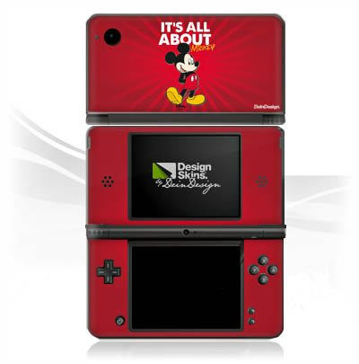 DeinDesign Skin kompatibel mit Nintendo DSi XL Folie Sticker Maus Offizielles Lizenzprodukt Disney