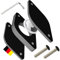 dipos® Fahrrad-Halterung kompatibel mit Apple AirTag - Ortung deines Rads durch AirTags I Universell inkl. Schrauben + Werkzeug I AirTag Halter für E-Bike Schwarz
