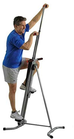 FZYE Vertikale Kletterer-Übungsmaschine Schwere klappbare Klettermaschine für Heimtraining, Fitness-Treppensteiger Max. Kapazität 220 Pfund