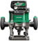 HiKOKI Akku-Oberfräse M3612DA (36V, Spannzange Ø 8/12 mm, 50 mm Hubhöhe, Brushless, Soft-touch, LED, verstellbare Handgriffe, Transportkoffer, Zubehör, inkl. 2x 2.5 Ah Akku und Ladegerät)