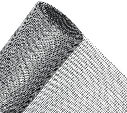 MAGZO Fly Screens for Windows, 5Metre x 90CM Mosquito Window Nets to Keep Bugs Out, High Density Insect Mesh for Cats and Flies, Grey