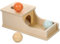 Toyvian Montessori Box Spielzeug Objekt Permanenz Box Ball Drop Box Baby Farbanpassung Lernspiel Sensorisches Spielzeug für Babyparty Geburtstagsgeschenk