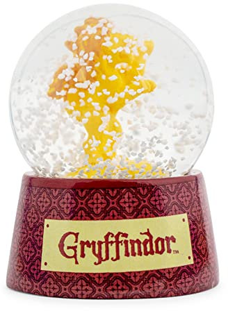 Harry Potter House Gryffindor Schneekugel mit wirbelndem Glitzer, 7,6 cm
