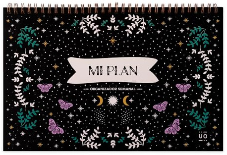UO Wochenplaner, mystisch, unnummeriert, 60 Seiten, hochwertiges Papier 90 g, 280 x 180 mm