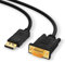 La Brodée DisplayPort to VGA Cable, 1M, Male to Male, DP to VGA Adapter, 1080P Full-HD, Compatible with Lenovo/Dell/HP/ASUS and Other Brands