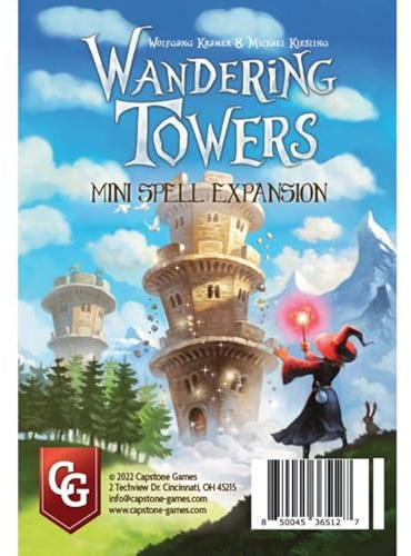 Capstone Games | Wandering Towers Mini Expansion 1 | Board Game | Expansion | 1 to 6 Players Ages 10+
