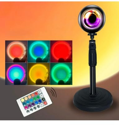 Sunset LAMP. LED Rainbow Sunrise/Sunset Halo Projector Light Lamp