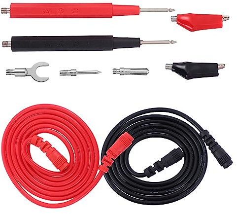 jojofuny 1 Set Test Line Test Wire Cable Extractor Fan Kitchen Multi Meter Tester Lead Plant Moisture Indicator Multimeter Voltage Tester Multimeter Leads Test Probe Lead Plug in Banana Pvc