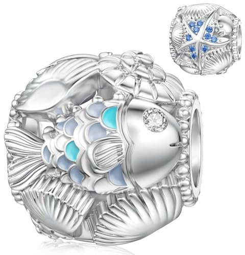Fisch Ozean Charms für Pandora Charms 925 Sterling Silber Sommerschmuck