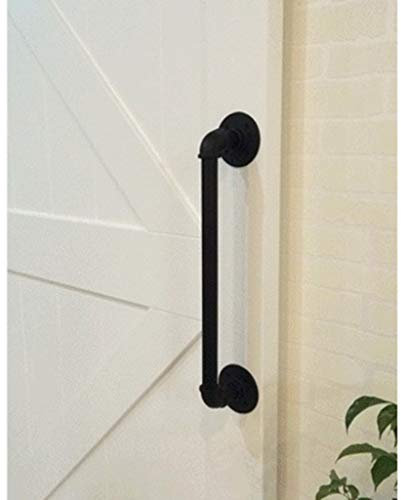 handrail Stair handrail with complete set | Terrace railings for indoor and outdoor use | Stair railings, stair handles | Garden balcony railings - black metal iron
