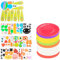 GroveEss Arts and Crafts Set for Kids 10PCS Animal Paper Plates with Double-Sided Adhesive Tape DIY Craft Kit for Girls Boys Funny Party Games Preschool Learning Supplies Educational Birthday Gifts
