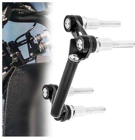 HAHFXEXKRG Halterung Motorrad Navigation Für B&MW Für R NineT Für Scrambler Motorrad Verstellbarer Verlängerungslenker Handy-Navigationshalterung USB-Telefonlade(12MM Bracket)