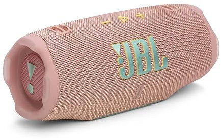 JBL Charge 6, tragbarer Bluetooth-Lautsprecher, Pink
