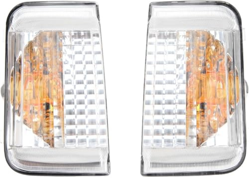 Links+Rechts Kit Außenspiegel-Abdeckkappe – Blinkerabdeckung für Fiat Ducato, Peugeot Expert, Citroën Dispatch, Relay (2006-2023) – OEM: 6325.H0 – Hochwertige Spiegel-Anzeigelampen-Abdeckung