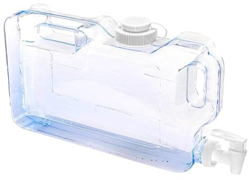 Yeory Réservoir d'eau avec Robinet 4L Récipient d'eau avec Robinet, conteneur de Camping, Stockage pour Le Camping