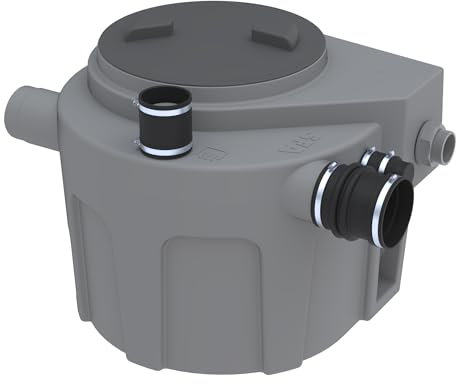 SFA - Sanifos 110 - Station De Relevage Eaux Grises Et Pluviales - A Enterrer - Pompe Automatique - Installation Et Manutention Faciles - 4 Entrées - Maison - 72,2 x 58,6 x 51,5 cm - Made in France